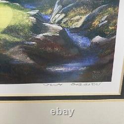 Judy O'Brien Golf Course Matted & Framed Limited Edition Signed In Pencil