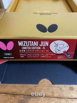 Jun Mizutani Limited Edition Table Tennis Racket Butterfly Autographed