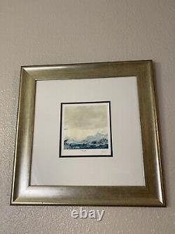 June Erica Abstract Water Horizon Signed Limited Edition Numbered Print Cert