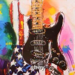 Kat American Stratocaster Hand Signed Limited Edition Lithograph COA