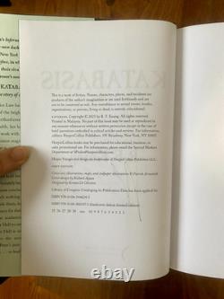 Katabasis R. F. Kuang Signed First Edition, Deluxe Limited Hardcover