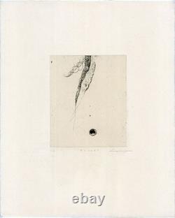 Katsuaki Shigeno copperplate print limited edition autographed Japanese titled