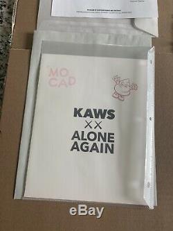 Kaws X MOCAD Alone Again Signed Limited Edition Print