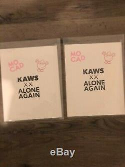Kaws X MOCAD Alone Again Signed Limited Edition Prints