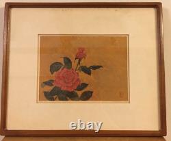 Kazutoshi Sugiura, Roses, autographed, limited edition of 100 copies, framed