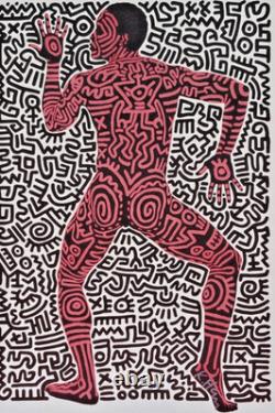 Keith Haring Lithograph Limited Edition signed