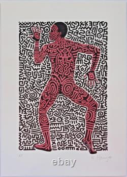 Keith Haring Lithograph Limited Edition signed