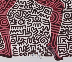 Keith Haring Lithograph Limited Edition signed