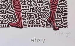 Keith Haring Lithograph Limited Edition signed