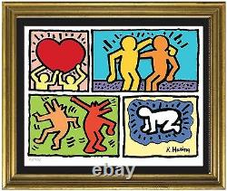 Keith Haring Plate-Signed & Hand-Numbered Limited Edition Litho Print (unframed)