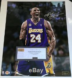 Kobe Bryant autograph 16x20 Iconic Photo signed auto Panini /124 Limited Edition