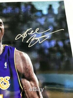 Kobe Bryant autograph 16x20 Iconic Photo signed auto Panini /124 Limited Edition