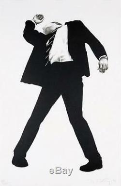 LAST ONE! Fabulous Robert Longo Rick Lithograph Hand Signed