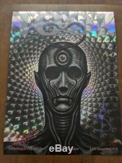 LA TOOL Staples Center 10/21 2019 Limited Edition band signed Poster CHET ZAR