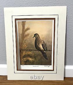 LES McDONALD Barbed Wire Lookout Signed Limited Edition 130/450 Mat Giclee Print