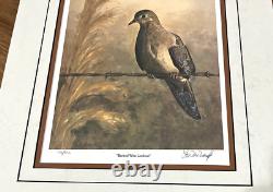LES McDONALD Barbed Wire Lookout Signed Limited Edition 130/450 Mat Giclee Print