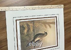 LES McDONALD Barbed Wire Lookout Signed Limited Edition 130/450 Mat Giclee Print