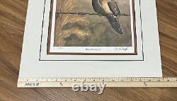 LES McDONALD Barbed Wire Lookout Signed Limited Edition 130/450 Mat Giclee Print