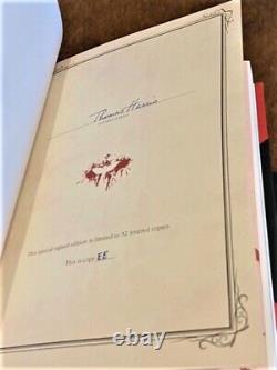 LETTER EE Silence of the Lambs Thomas Harris Subterranean Press Signed