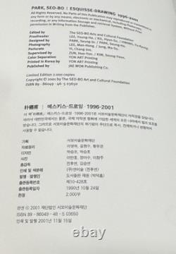 LIMITED SIGNED Seo-Bo Park's Esquisse-Drawing (1996-2001) South Korean Art