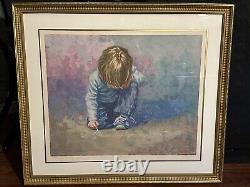LUCELLE RAAD Large RARE Budding Artist Print Signed Limited Edition # 73/350