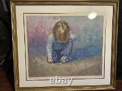 LUCELLE RAAD Large RARE Budding Artist Print Signed Limited Edition # 73/350