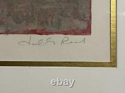 LUCELLE RAAD Large RARE Budding Artist Print Signed Limited Edition # 73/350