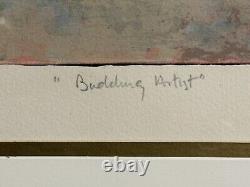 LUCELLE RAAD Large RARE Budding Artist Print Signed Limited Edition # 73/350