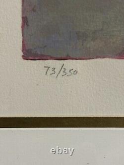 LUCELLE RAAD Large RARE Budding Artist Print Signed Limited Edition # 73/350