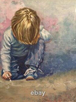 LUCELLE RAAD Large RARE Budding Artist Print Signed Limited Edition # 73/350