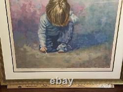 LUCELLE RAAD Large RARE Budding Artist Print Signed Limited Edition # 73/350