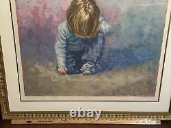 LUCELLE RAAD Large RARE Budding Artist Print Signed Limited Edition # 73/350