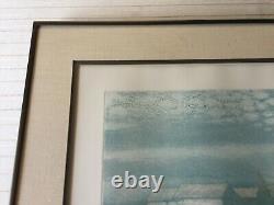 Landscape Limited Edition Lithograph, Numbered & Signed, Framed, 15 x 19 Image