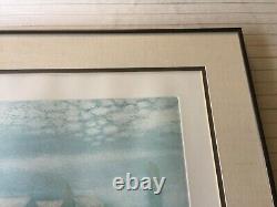 Landscape Limited Edition Lithograph, Numbered & Signed, Framed, 15 x 19 Image