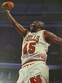 Last Dance Autographed Michael Jordan Framed Limited Edition COA #1097/4523 Mint