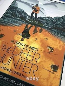 Laurent Durieux Signed The Deer Hunter Signed Variant Movie Print Jaws Mondo 4K