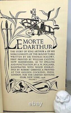 Le Morte d'Arthur Mallory 1936 ARTIST-SIGNED LIMITED EDITION #410 of 1500