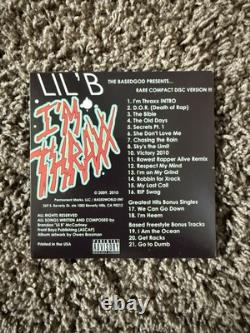 Lil' B I'm Thraxx CD LIMITED EDITION OF 100 SIGNED