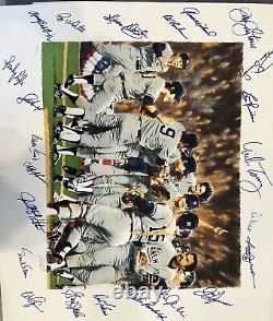 Limited Edition 1978 NY Yankees Autographed Paul Calle Lithograph 540/950