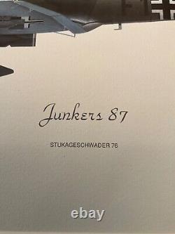 Limited Edition AP 1/100 Battle of Britain WWII JUNKERS 87 Pilot Autographed