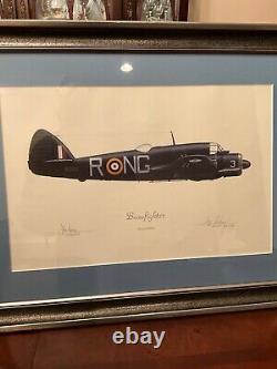 Limited Edition AP 1/100 WWII Battle of Britain BEAUFIGHTER -Pilot Autographed