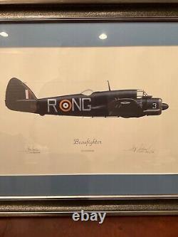 Limited Edition AP 1/100 WWII Battle of Britain BEAUFIGHTER -Pilot Autographed