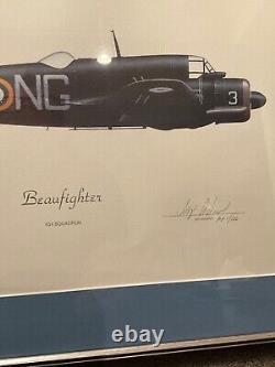 Limited Edition AP 1/100 WWII Battle of Britain BEAUFIGHTER -Pilot Autographed