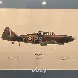 Limited Edition AP 1/100 WWII Battle of Britain DEFIANT Pilot Autographed