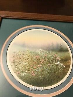 Limited Edition Arnold Alaniz Meadow Flowers Signed Custom Framed Print
