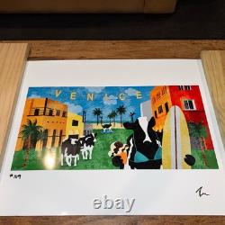 Limited Edition Artwork by Thomas Hussung Venice Boardwalk Signed & Certified