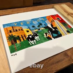 Limited Edition Artwork by Thomas Hussung Venice Boardwalk Signed & Certified