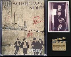 Limited Edition Autographed Beatles Hard Days Night Script