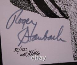 Limited Edition Autographed Roger Staubach M Kittle print 32/100 Dallas Cowboys