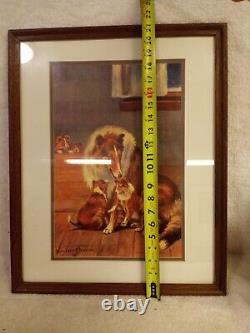 Limited Edition Collie Print 14/300 Signed By Artist Margaret S Johnson